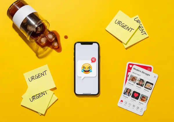 Colorful speech bubbles representing social chatter
